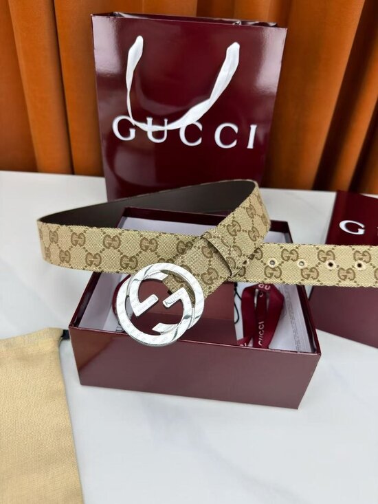 Gucci GG Supreme Canvas Belt with Interlocking G Buckle main image 5
